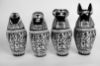 Picture of Decorated Big Canopic Jar Set